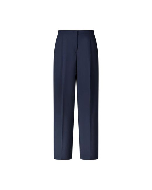 Seductive Blue Wide Trousers