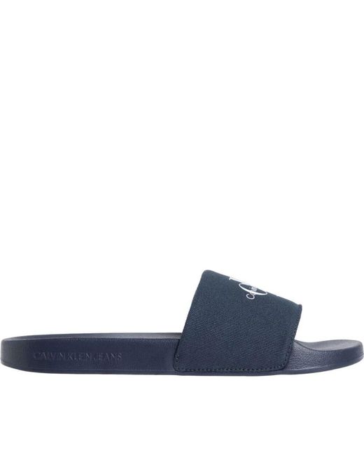 Calvin Klein Blue Sliders for men