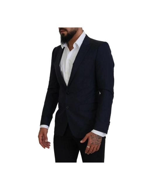 Dolce & Gabbana Blue Blazers for men