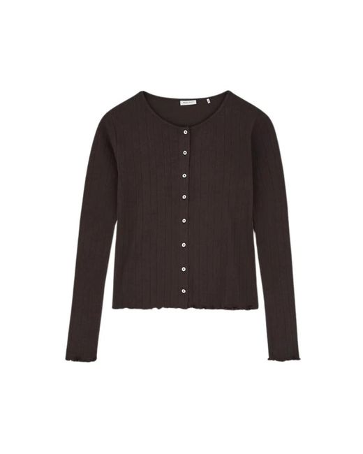 Skall Studio Truien & Vesten ,Bruin ,Katoen Edie Cardigan in het Black