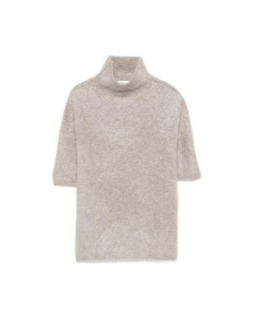 Soft Goat Gray Turtlenecks