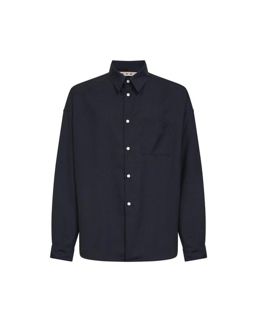 Marni Blue Casual Shirts for men