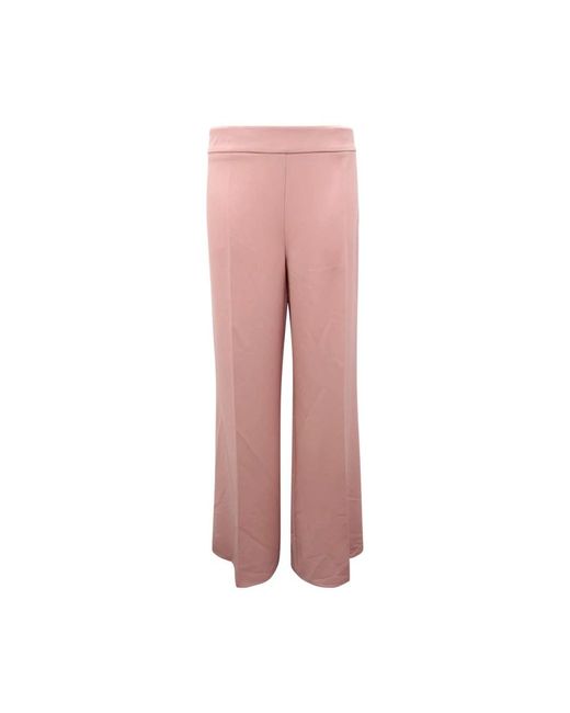 Sandro Ferrone Pink Wide Trousers