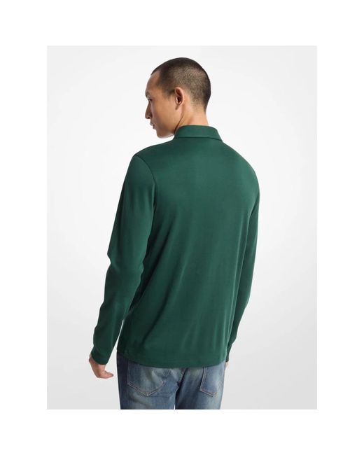 Michael Kors Green Polo Shirts for men
