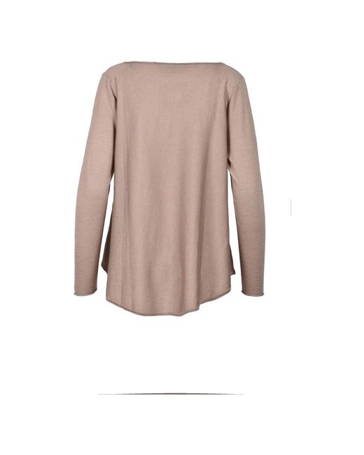 Wild Cashmere Brown Round-Neck Knitwear