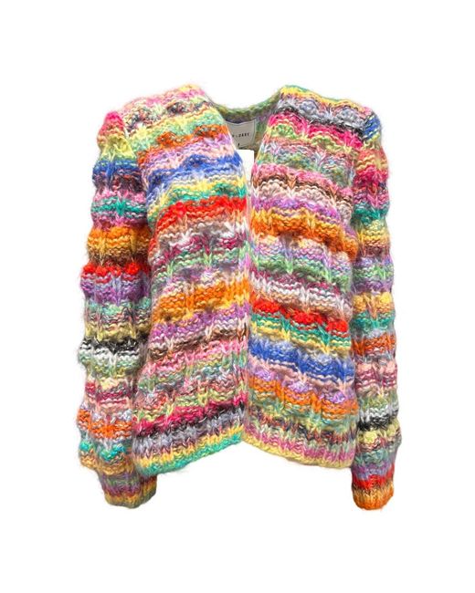 Gilet in maglia a righe arena multi di DAWNxDARE in Multicolor