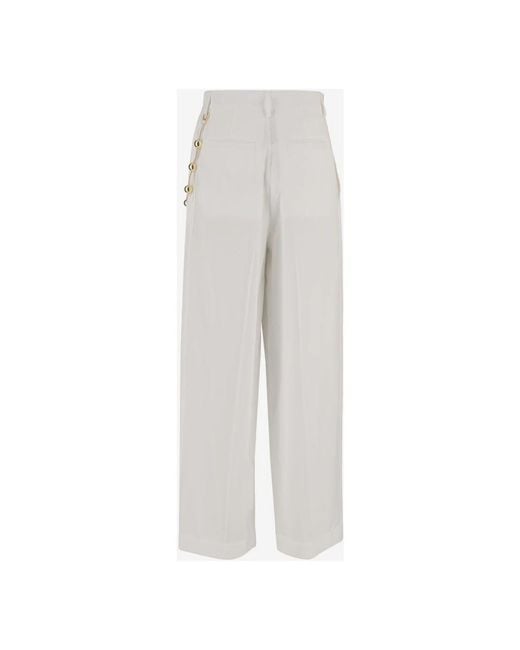 DARKPARK White Wide Trousers
