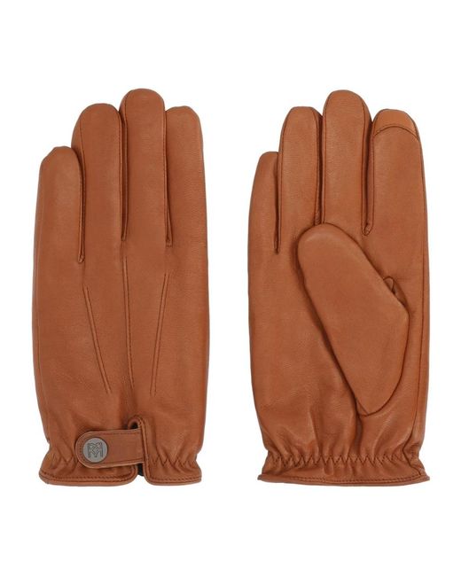 Kazar Accessoires ,Bruin ,Leer Bruine Leren Handschoenen Met Touchscreenfunctie in het Brown voor heren