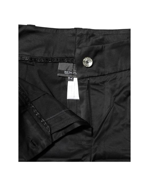 Bencivenga Black Cropped Trousers