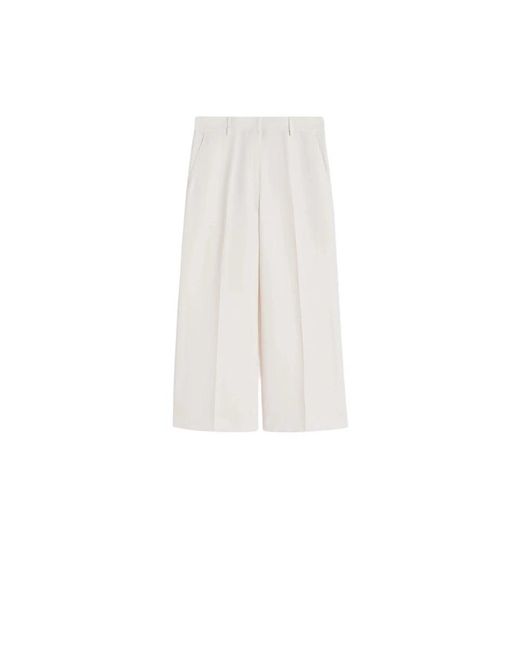 Weekend by Maxmara White Wide Trousers