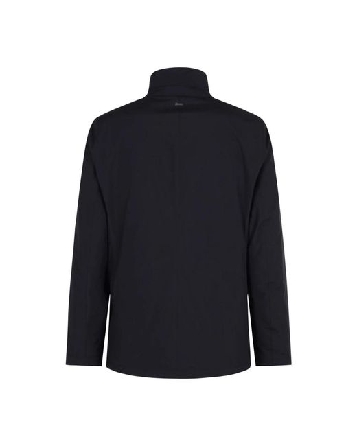 Herno Jassen ,Blauw ,Polyester Blauwe Piumino Blazer Gladde Jas in het Blue voor heren