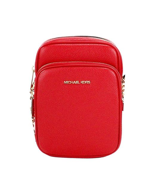 Cross Body Bags di Michael Kors in Red