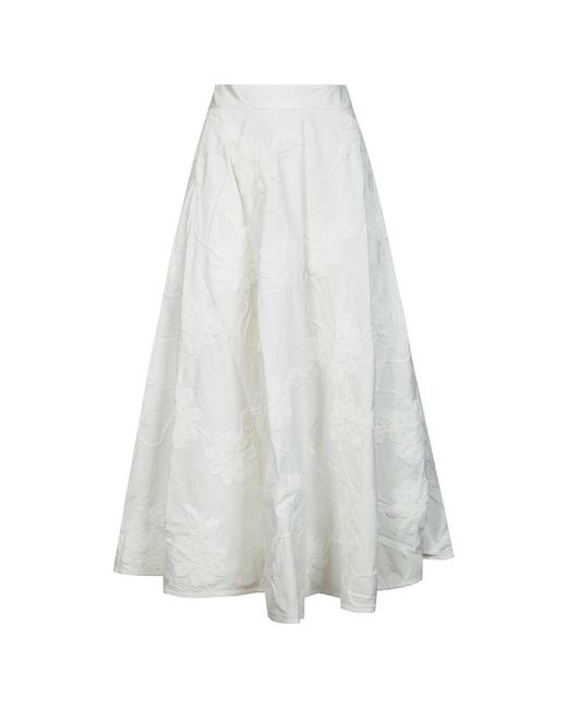 ROTATE BIRGER CHRISTENSEN White Midi Skirts