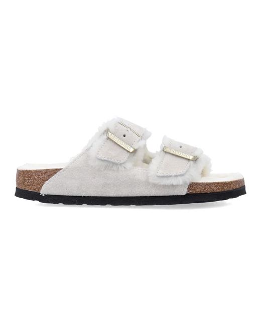 Sliders di Birkenstock in White