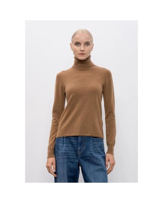 Max Mara Brown Turtlenecks