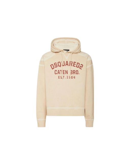 DSquared² Cypro Kapuzenpullover in Natural für Herren