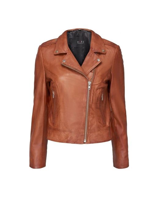 Notyz Brown Leather Jackets