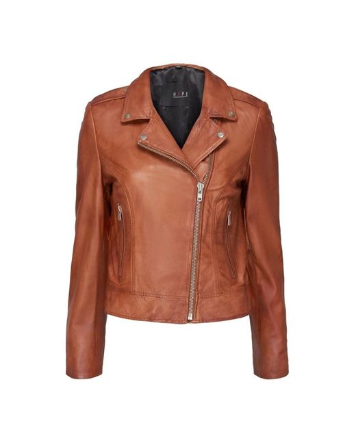 Notyz Brown Leather Jackets