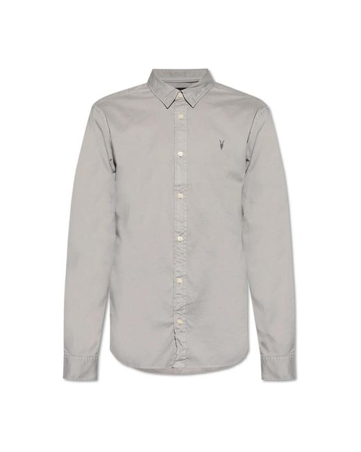 AllSaints Gray Formal Shirts for men