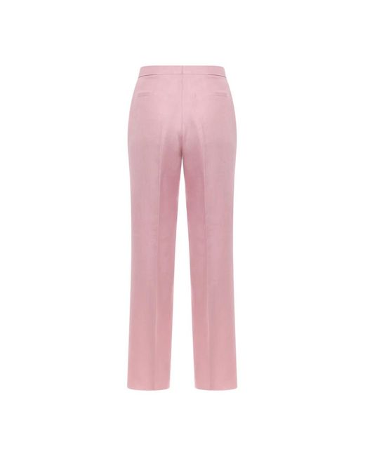 Tagliatore Pink Slim-Fit Trousers