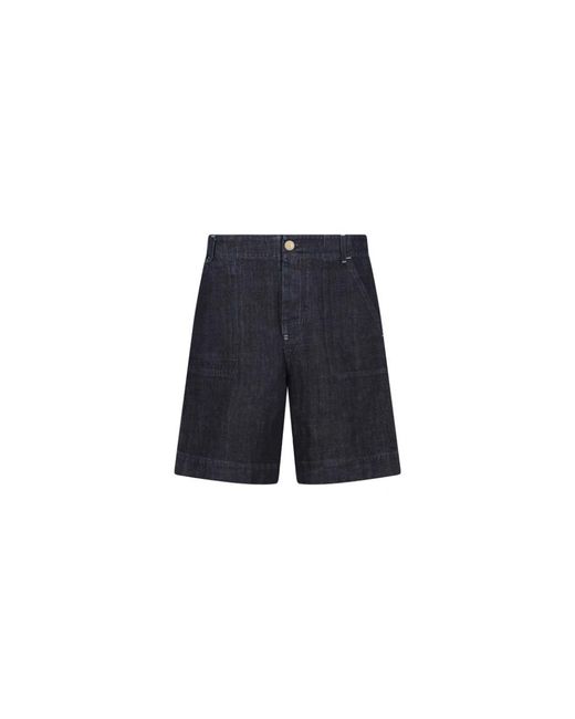 Jacquemus Blue Denim Shorts for men