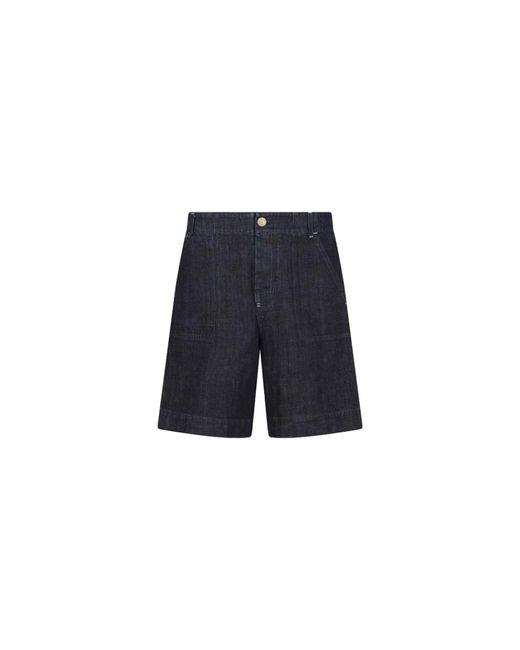 Jacquemus Blue Denim Shorts for men