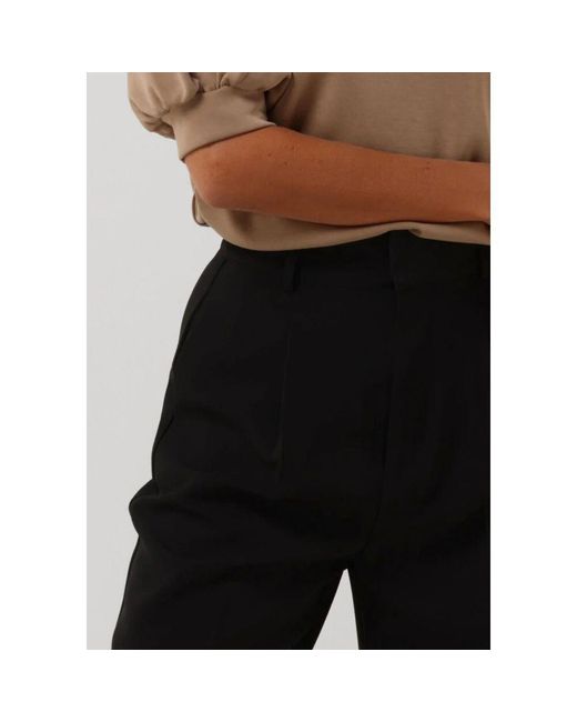 My Essential Wardrobe Black Tailored High Pant Wide Leg