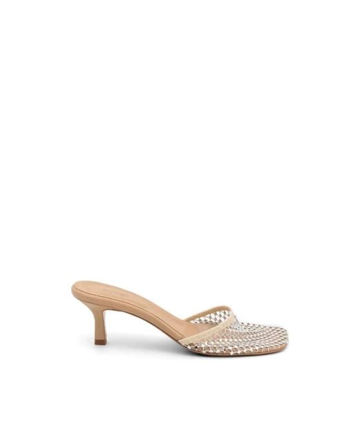 Alysi Natural Heeled Mules