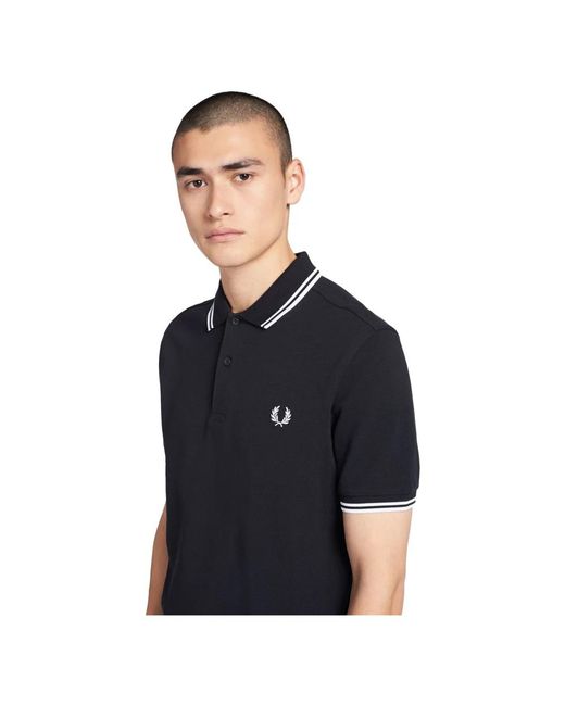 Fred Perry Blue Polo Shirts for men