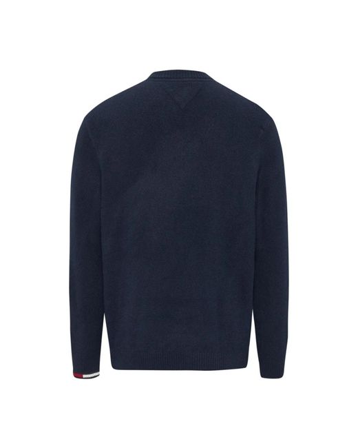 Tommy Hilfiger Blue Round-Neck Knitwear for men