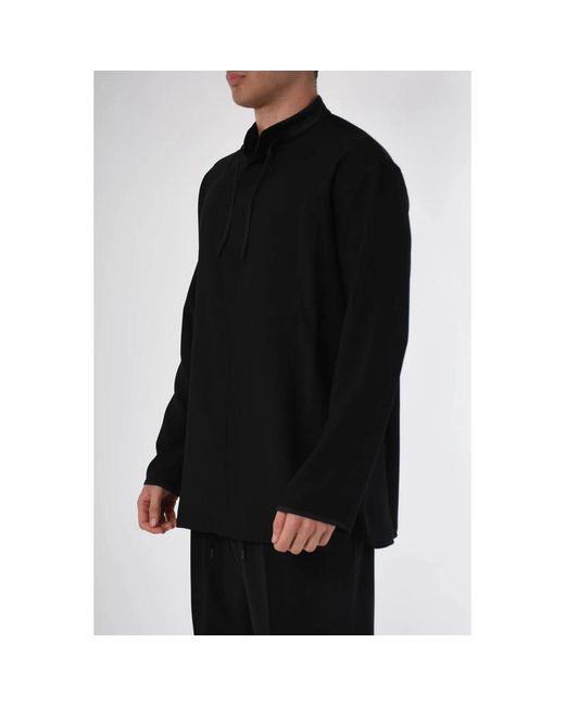 Roberto Collina Black Formal Shirts for men