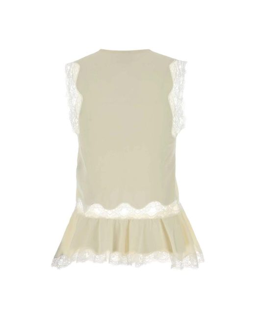 Chloé Tops ,Wit ,Sleeveless Tops in het White
