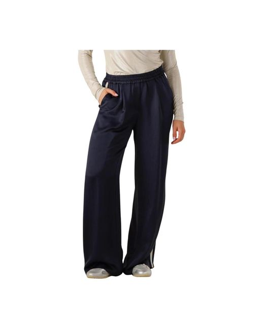 Summum Broeken ,Blauw ,Zijdezachte Broek Blauw Stijlvol Comfort in het Blue