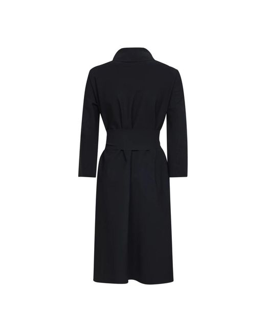 Chiara Boni Black Belted Coats