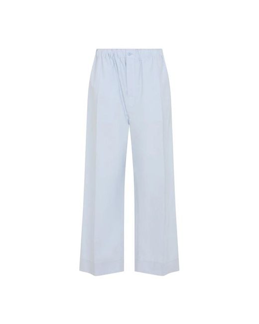 Carven Blue Wide Trousers