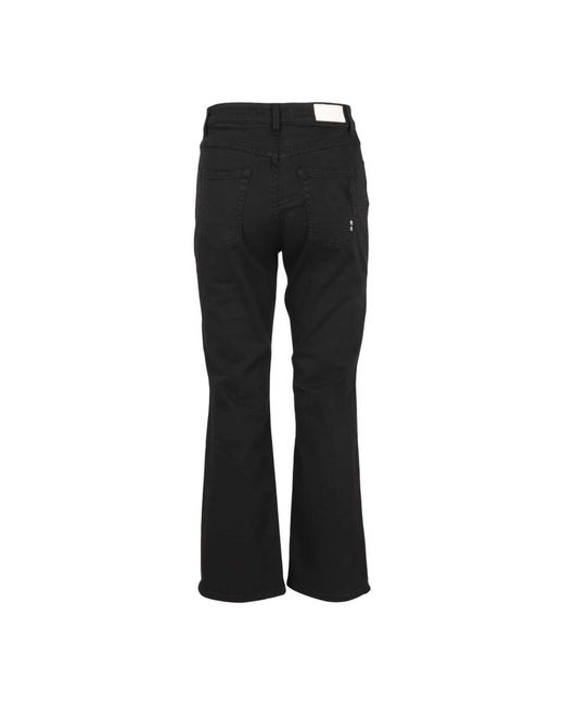 ICON DENIM Black Flare Jeans