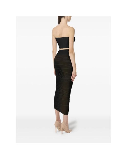 Wolford Drape Midi Rok in het Black