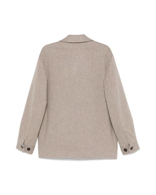 Light Jackets Hevò de hombre de color Gray