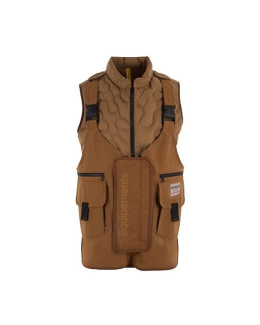 Moncler Genius Brown Coats for men