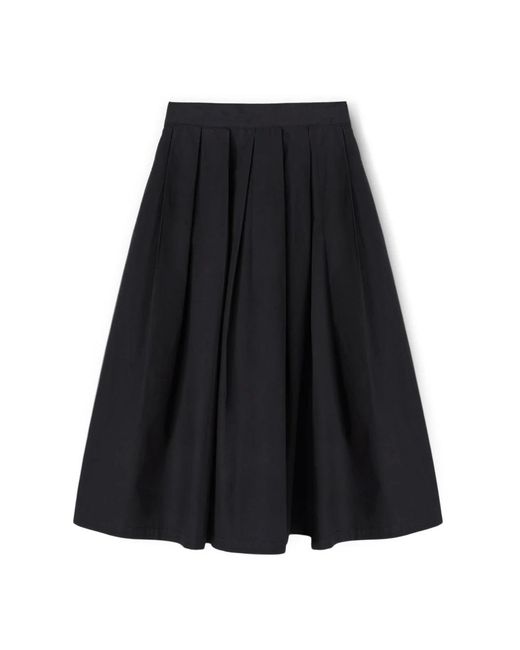Midi Skirts di mötivi in Black