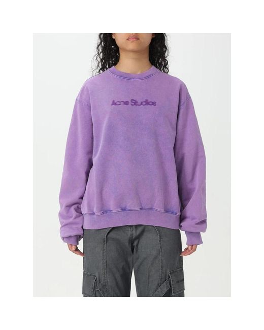 Sweatshirts & hoodies > sweatshirts Acne en coloris Purple