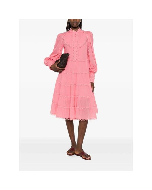 Ermanno Scervino Pink Midi Dresses