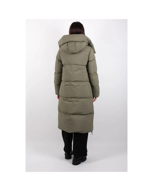 DUNO Salbei Daunenmantel in Grün Lyst DE