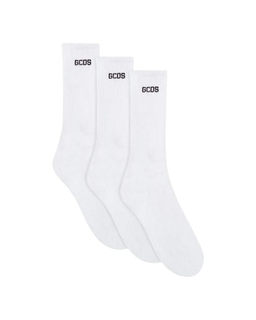Gcds White Essentials Socken 3Er-Pack