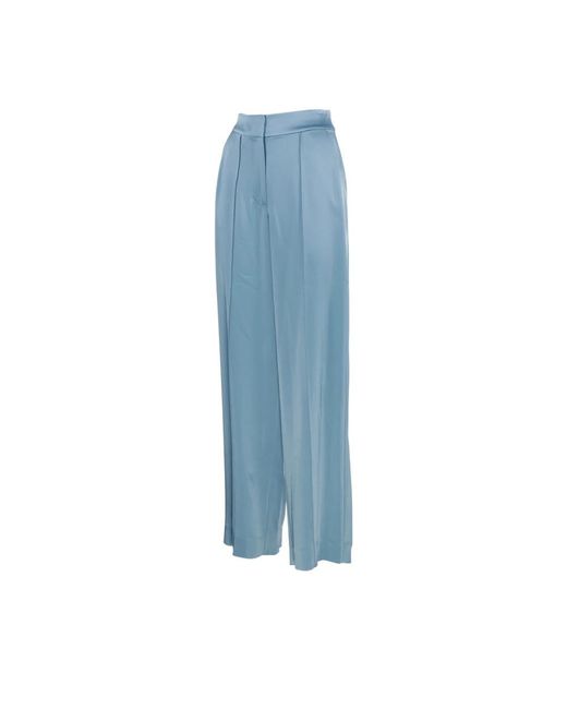 Jonathan Simkhai Blue Straight Trousers