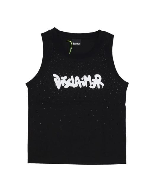 Sleeveless Tops di DISCLAIMER in Black
