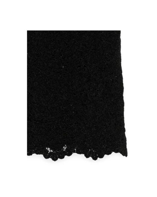 Semicouture Black Sleeveless Tops