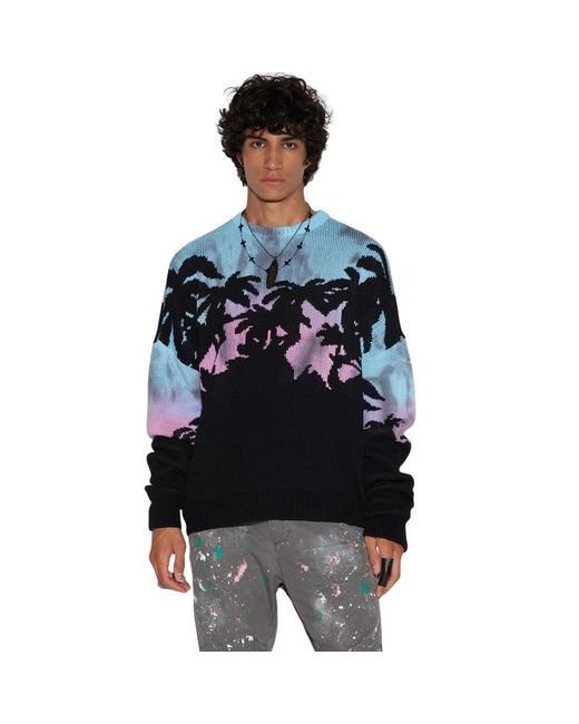 DSquared² Black Round-Neck Knitwear for men