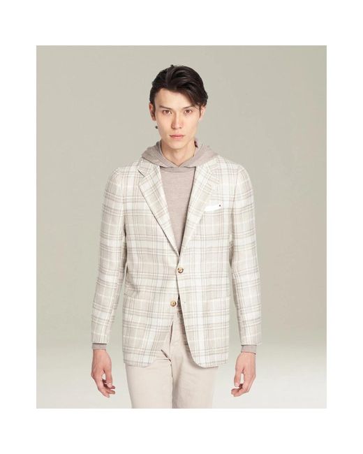 Kiton Jassen in het Natural voor heren