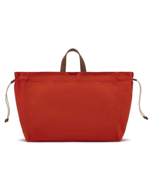 Maison Kitsuné Red Shopping Bags